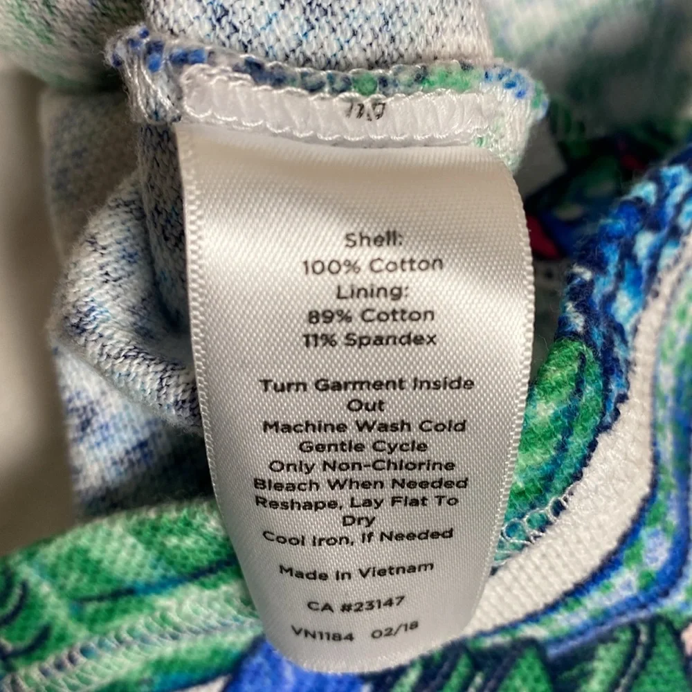 🔶T By Talbots Colorful Sea Shell Print  Knit Pull On Skort
Size Medium - Picture 5 of 5